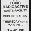 UC Toxic Radioactive Waste Facility