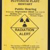 Hanford Plutonium Plant Restart