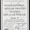 International Days of Protest Against Nuclear Power