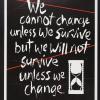 We Cannot Change...