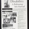 Performance & Disability, A Performing Arts Festival