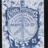 9th Annual Radical Performance Fest '03
