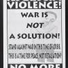 No More Violence!  War is Not a Solution!