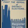 Fight The Repeal of District Elections...Register to vote.