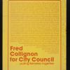 Fred Collignon for City Council