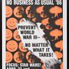 No Business as usual '86 | Prevent World War III - no matter what it takes