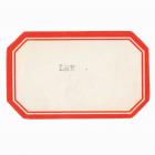 untitled (paper label from Barry McGee's Studio)