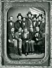 Untitled (Eleven Men with Beards, Top Hats and Vests)