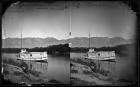 Steamer Kate Conner, Bear River, Wasatch Mountains in Foreground