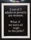 2 Out of 3 Adults in Poverty are Women