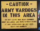 Caution - Army Wardogs In This Area