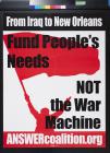 Fund People's Needs Not the War Machine