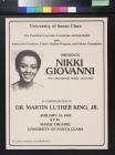 University of Santa Clara presents Nikki Giovanni