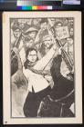 untitled (Vietnamese woman protester holding police guns)