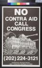 No Contra Aid : Call Congress