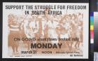 Support The Struggle For Freedom In South Africa