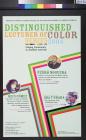 Distinguished Lecturer Of Color Series 2004