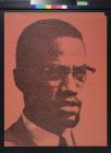 untitled (Malcolm X in halftone)