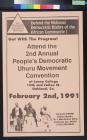 Attend the 2nd Annual People's Democratic Uhuru Movement Convention