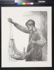 untitled (figure handling a giant fish in a net)