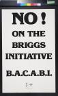 No! On The Briggs Initiative
