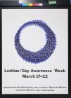 Lesbian/Gay Awareness Week March 17-22