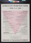 Lesbian Gay Awareness Week April 5-13, 1986