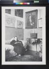 untitled (Gertrude Stein sitting on a couch with art on the wall behind her)