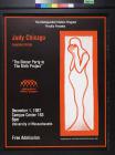 The Distinguished Visitors Program proudly presents: Judy Chicago Feminist Artist