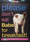 Please don't eat Babe for breakfast