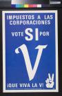 Impuestos a las corporaciones: Vote SI por V