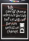 We Cannot Change...