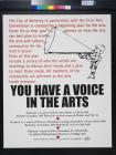 You Have a Voice in the Arts