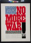 No More War!