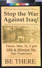 Stop The War Against Iraq!