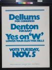 Dellums for Congress Denton for BART