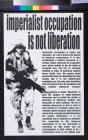 imperialist occupation is not liberation