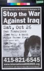 National Marches on San Francisco & Washington DC: Stop the War Against Iraq