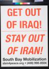 Get Out of Iraq!, Stay Out of Iran!