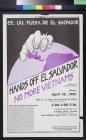 Hands Off El Salvador:No More Vietnams