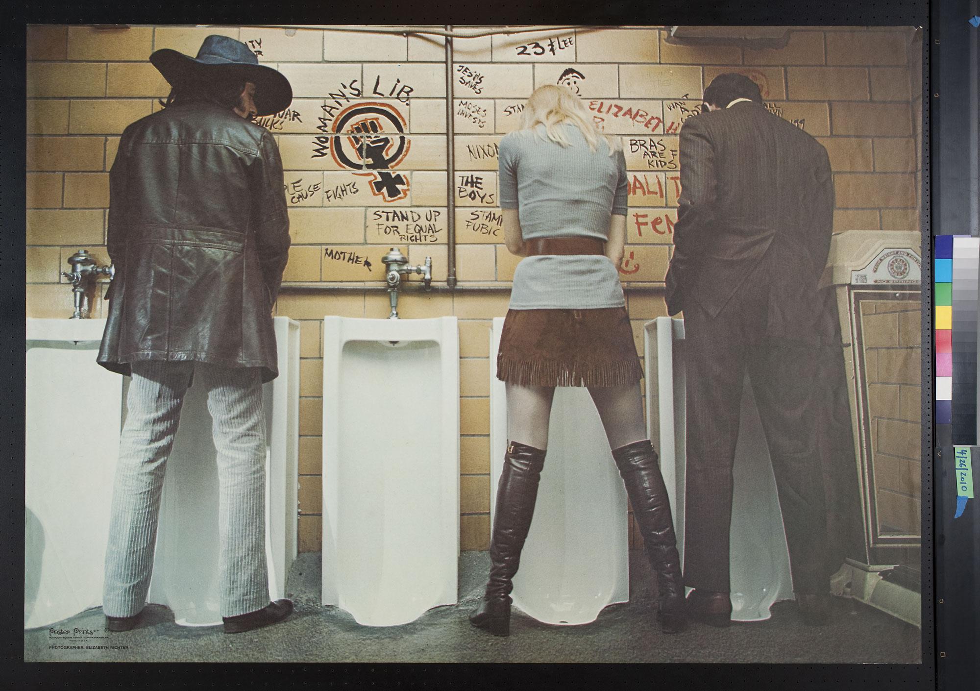 untitled (figures standing at urinals). 