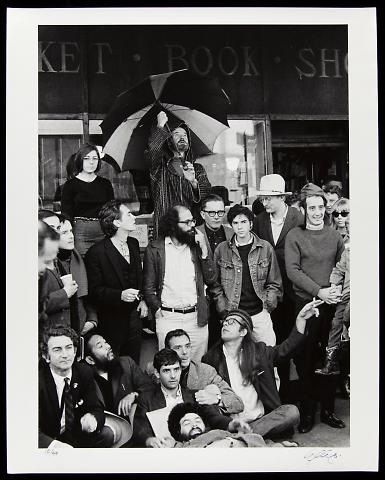 The Last Gathering of Beats, Poets, and Artists, City Lights Books, North Beach, San Francisco, 1965