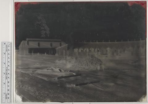 Round House and Machine Shop, Northeast Front, Laramie