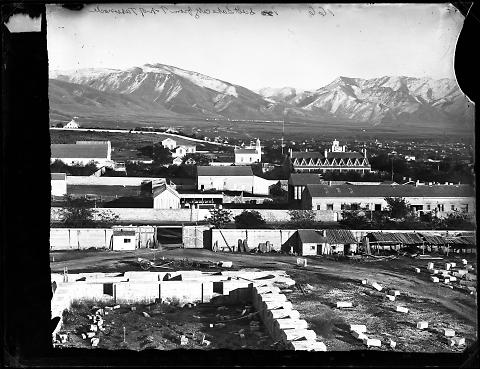 Salt Lake City from Top of Tabernacle