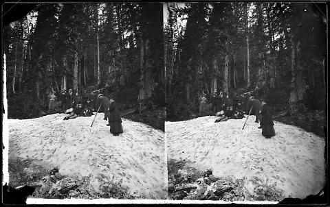 Snowbank in the Uintas, August 15, 1869