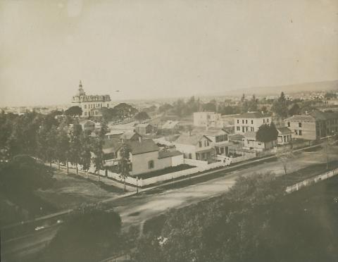 View West from College Tower 1869