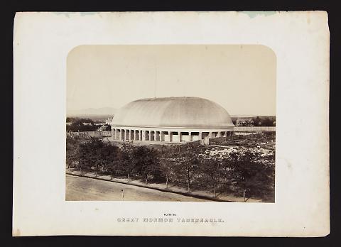 Great Mormon Tabernacle from The Great West Illustrated in a Series of Photographic Views Across the Continent