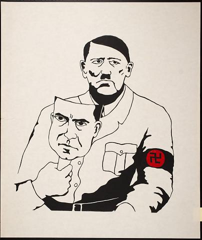 Untitled (Hitler with Nixon Mask)