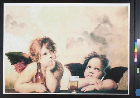 untitled (smoking cherubs)