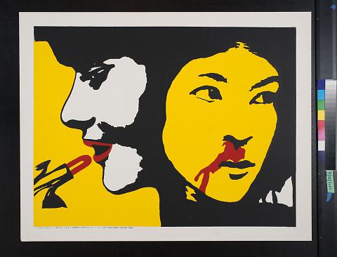 untitled (lipstick and bloody nose)